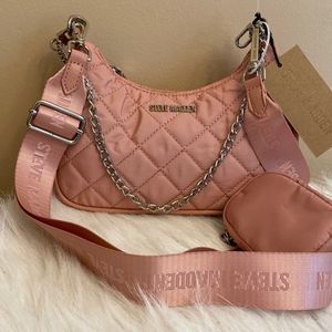 NWT Steve Madden (Btamela) Crossbody w/ AirPod Pouch- Peach